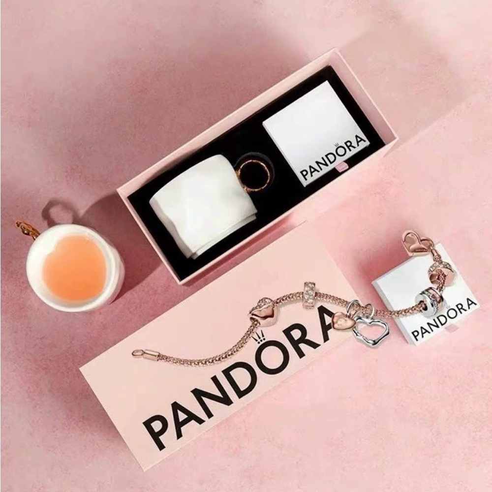 Pandora Pink Gift Box Set - Picture 5 of 15